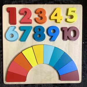 Colorful Number and Rainbow Learning Numbers Puzzle